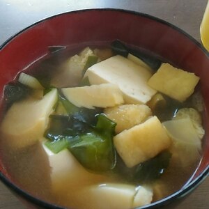 筍と豆腐の味噌汁